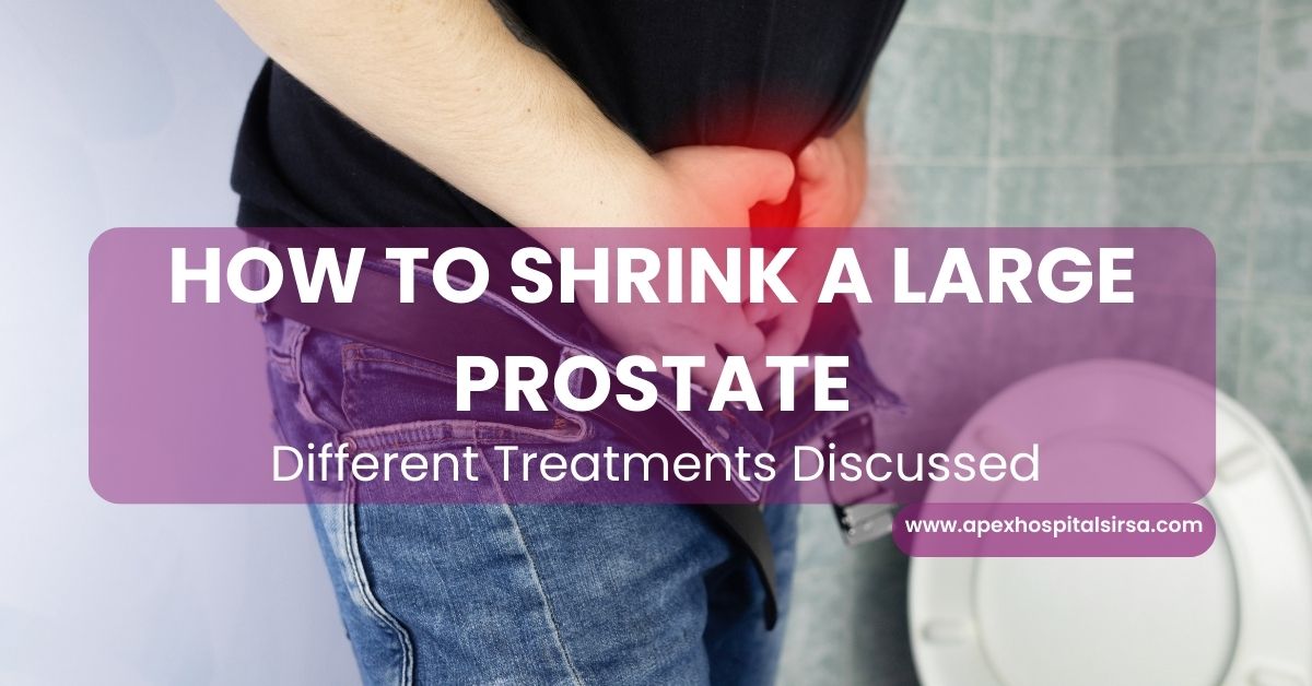 how to shrink a large prostate
