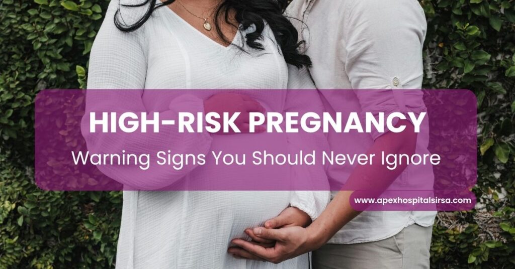 high risk pregnancy signs