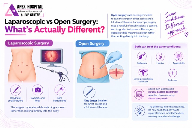 laparoscopic vs open surgery